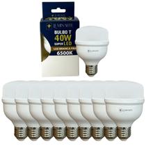 Kit 10 Lâmpadas Led Bulbo 40w E27 Branco Frio Inmetro Luminarte Kit 10 Lâmpadas Led Bulbo 40w E27 Branco Frio Inmetro Luminarte