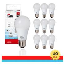 Kit 10 Lâmpadas Led Bulbo E27 15w 6,5k Biv Kian