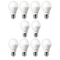 Kit 10 lâmpadas led bulbo philips a60 9w 4000k 806lm bivolt