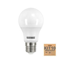 Kit 10 Lâmpadas Led Bulbo TKL 9W Taschibra E27 Bivolt