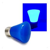 Kit 10 Lâmpadas Led Decorativas COROA COLOR 1W 127V E27 - AZUL - Lindo efeito no Ambiente - CTB