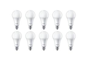 Kit 10 Lâmpadas LED E27 Bulbo Philips 1018lm Luz Fria 11W Kit 10 Lâmpadas LED E27 Bulbo Philips 1018lm Luz Fria 11W