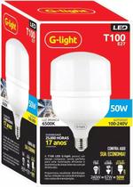 Kit 10 Lâmpadas LED Ence T100 50w E27 6500k Branco Frio - G-light