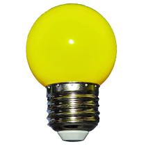 kit 10 Lâmpadas Led Mini Bulbo Bolinha E27 1w Coloridas 110V 220V