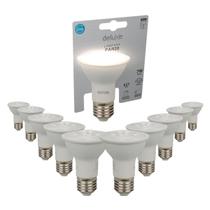 Kit 10 Lampadas Led Par20 7w 4000k Branco Neutro E27 110v/220v Branco Cod: 278350870 Deluxe By Avant