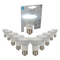Kit 10 Lampadas Led Par20 7w 6500k Branco Frio E27 110v/220v Branco Cod: 278361371 Deluxe By Avant