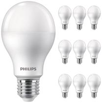 Kit 10 Lâmpadas Led Philips 16w Branco Quente 3000K E27 Equivale 100w Luz Amarela Bulbo Super Led Residencial Bivolt