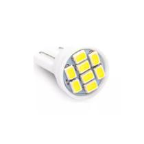 Kit 10 Lâmpadas Led Pingo T10 6000k 8 Leds Smd