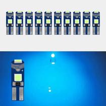 Kit 10 Lâmpadas Led Pinguinho T5 3 Leds Painel Carro Moto Kit 10 Lâmpadas Led Pinguinho T5 3 Leds Painel Carro Moto