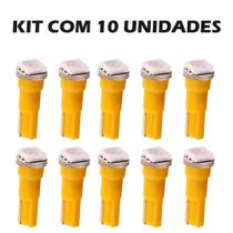 Kit 10 Lâmpadas Led Pinguinho T5 Painel Velocímetro Carro Moto