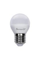 Kit 10 Lâmpadas Led Pro Bolinha Demape 4,8w E27 Branco Frio