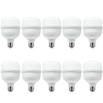 Kit 10 Lâmpadas led super bulbo 20W 1680 lúmens branca fria - A80 - Elgin