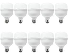 Kit 10 Lâmpadas Led Super Bulbo 20w Alta Potência Bivolt Branco Frio Elgin