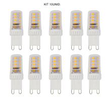 Kit 10 lâmpadas led taschibra g9 espiga 3w autovolt 2200k Kit 10 lâmpadas led taschibra g9 espiga 3w autovolt 2200k