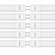 Kit 10 Lâmpadas Led Tubular T8 60Cm 9w 3000k Bivolt Ourolux