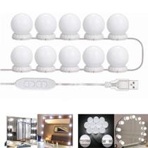 Kit 10 LAMPADAS- Luminária Led De Maquiagem Camarim Penteadeira 10 Lâmpadas Kit 10 LAMPADAS- Luminária Led De Maquiagem Camarim Penteadeira 10 Lâmpadas