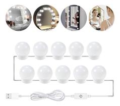 Kit 10 Lampadas Luz Camarim 3 Cores Led Auto-colantes Bivolt