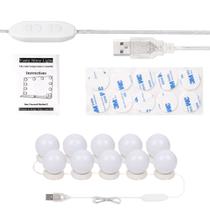 Kit 10 Lâmpadas Luz De Espelho Maquiagem Camarim Led Iluminação Novidade Kit 10 Lâmpadas Luz De Espelho Maquiagem Camarim Led Iluminação Novidade