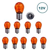 Kit 10 Lâmpadas Miniatura Py21w 12v 21w Bau15s Ambar 1 Polo