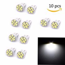 Kit 10 Lampadas Pingo T10 8 Leds Smd