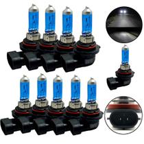 Kit 10 Lampadas Super Branca H9 4300K 65W 12V Atacado Lote