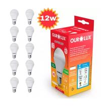 Kit 10 Lâmpadas Superled Biv 6500k Ourolux Led Bulbo 12w