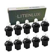 Kit 10 Lâmpadas T5 B8.5D Painel 24V 1.2W Base Preta Caminhão Ônibus