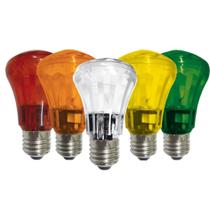 Kit 10 Lâmpadas Taschibra Strobe Flash Light 1W E27 Amarelo