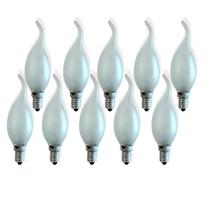 Kit 10 Lâmpadas Vela Bico Torto 40w 127v Fosca E14 Nards Kit 10 Lâmpadas Vela Bico Torto 40w 127v Fosca E14 Nards