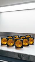 Kit 10 Lanterna Lateral LED Amarela 85mm C/ Suporte Kit 10 Lanterna Lateral LED Amarela 85mm C/ Suporte