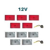 Kit 10 lanterna vigia ônibus busscar cr vm chicote e lampada Kit 10 lanterna vigia ônibus busscar cr vm chicote e lampada