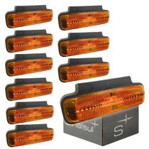 Kit 10 Lanternas Lateral Posição Direcional Com Suporte Led Kit 10 Lanternas Lateral Posição Direcional Com Suporte Led
