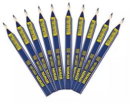 Kit 10 Lápis Carpinteiro Marceneiro Obra- Irwin-256
