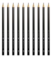 Kit 10 Lápis de Escrever Preto Redondo Ecolápis Max Nº2 HB Faber Castell Kit 10 Lápis de Escrever Preto Redondo Ecolápis Max Nº2 HB Faber Castell