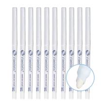 Kit 10 Lapiseira Retrátil Marcação Corporal Lápis Branco Via Estetic