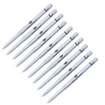 Kit 10 Lapiseiras Retrátil Lápis Branco para Olhos e Marcação Design Expressão Facial Branco Hintz