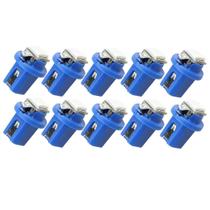 Kit 10 Led Painel T5 B8.5d 5050 1smd Azul Instrumentos