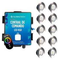 Kit 10 LED RGB SLIM 20W + Central de Comando Globaltech 240W Kit 10 LED RGB SLIM 20W + Central de Comando Globaltech 240W