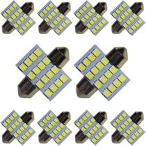 Kit 10 Led Torpedo Standard 6000k 10w 3030 31 mm