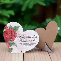 Kit 10 Lembranças Dia Dos Namorados Mdf Coração