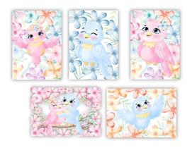 Kit 10 Lembrancinha Caixinha Decoração Festa Jardim Encantado