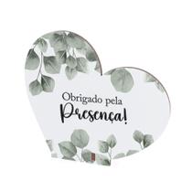Kit 10 Lembrancinhas MDF De Agradecimento Casamento Aniversário