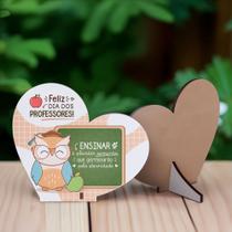 Kit 10 Lembrancinhas MDF Dia dos Professores