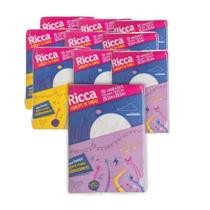 Kit 10 Lenços de Papel Mini Ricca 10 Unidades Limpeza Geral