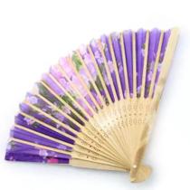 Kit 10 Leques Japonês Madeira Bambu Oriental Ornamental Kit 10 Leques Japonês Madeira Bambu Oriental Ornamental