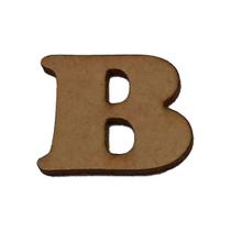 Kit 10 Letras B Mdf 3mm por 2,5cm de Altura Laser Mdf Madeira