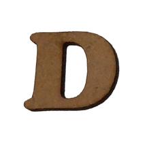 Kit 10 Letras D Mdf 3mm por 2,5cm de Altura Laser Mdf Madeira