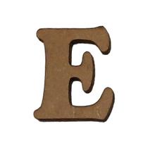 Kit 10 Letras e Mdf 3mm por 2,5cm de Altura Laser Mdf Madeira