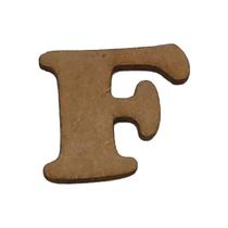 Kit 10 Letras F Mdf 3mm por 2,5cm de Altura Laser Mdf Madeira