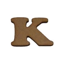 Kit 10 Letras K Mdf 3mm por 2,5cm de Altura Laser Mdf Madeira